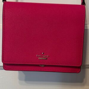 kate spade Hot Pink Saffiano Crossbody Bag